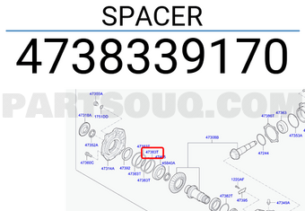 Hyundai / KIA 4738339170 SPACER