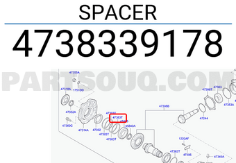 Hyundai / KIA 4738339178 SPACER