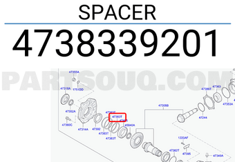 Hyundai / KIA 4738339201 SPACER