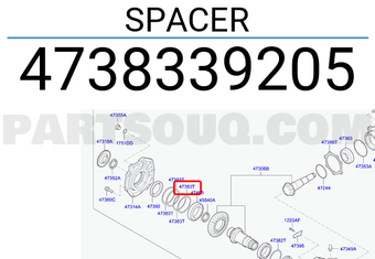 Hyundai / KIA 4738339205 SPACER