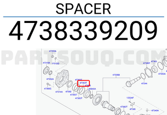 Hyundai / KIA 4738339209 SPACER