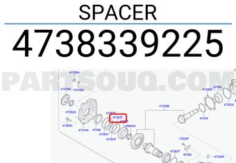 Hyundai / KIA 4738339225 SPACER