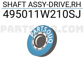 Hyundai / KIA 495011W210SJ SHAFT ASSY-DRIVE,RH