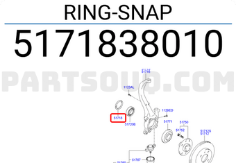 Hyundai / KIA 5171838010 RING-SNAP