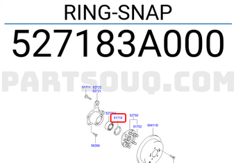 Hyundai / KIA 527183A000 RING-SNAP