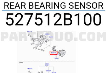 Hyundai / KIA 527512B100 REAR BEARING SENSOR