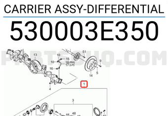Hyundai / KIA 530003E350 CARRIER ASSY-DIFFERENTIAL