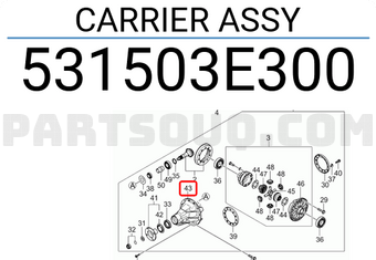 Hyundai / KIA 531503E300 CARRIER ASSY