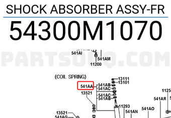 Hyundai / KIA 54300M1070 SHOCK ABSORBER ASSY-FR