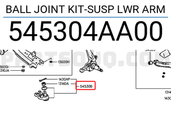Hyundai / KIA 545304AA00 BALL JOINT KIT-SUSP LWR ARM