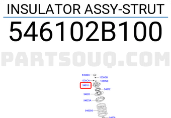 Hyundai / KIA 546102B100 INSULATOR ASSY-STRUT