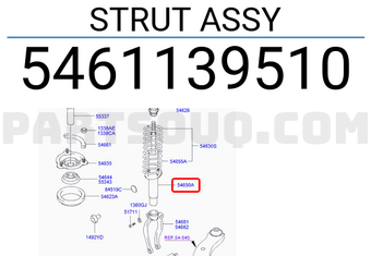 Hyundai / KIA 5461139510 STRUT ASSY