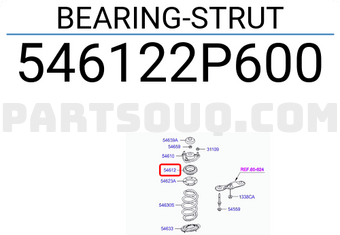 Hyundai / KIA 546122P600 BEARING-STRUT