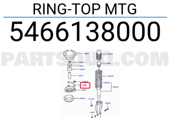Hyundai / KIA 5466138000 RING-TOP MTG
