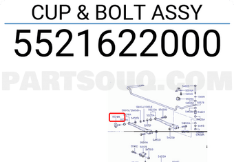 Hyundai / KIA 5521622000 CUP & BOLT ASSY