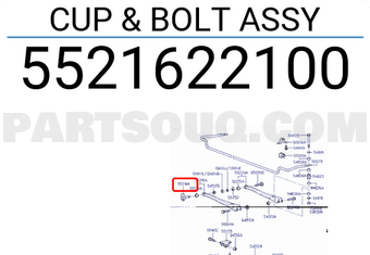Hyundai / KIA 5521622100 CUP & BOLT ASSY