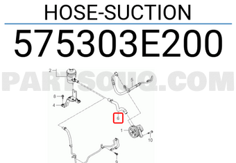 Hyundai / KIA 575303E200 HOSE-SUCTION
