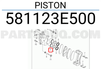 Hyundai / KIA 581123E500 PISTON