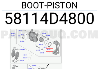 Hyundai / KIA 58114D4800 BOOT-PISTON