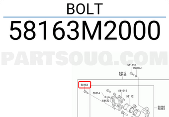 Hyundai / KIA 58163M2000 BOLT