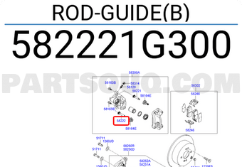 Hyundai / KIA 582221G300 ROD-GUIDE(B)