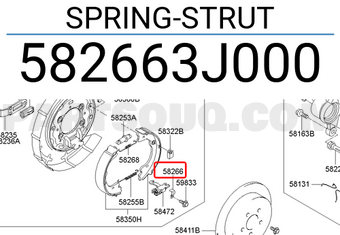 Hyundai / KIA 582663J000 SPRING-STRUT