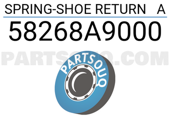 Hyundai / KIA 58268A9000 SPRING-SHOE RETURN A