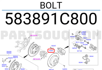 Hyundai / KIA 583891C800 BOLT