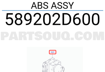 Hyundai / KIA 589202D600 ABS ASSY
