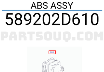 Hyundai / KIA 589202D610 ABS ASSY