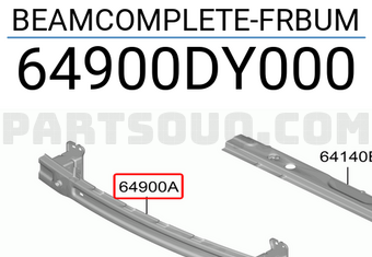Hyundai / KIA 64900DY000 BEAMCOMPLETE-FRBUM