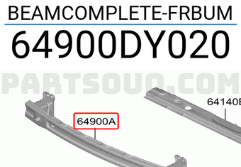 Hyundai / KIA 64900DY020 BEAMCOMPLETE-FRBUM