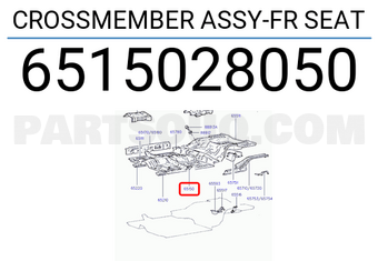 Hyundai / KIA 6515028050 CROSSMEMBER ASSY-FR SEAT