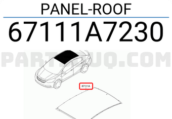 Hyundai / KIA 67111A7230 PANEL-ROOF