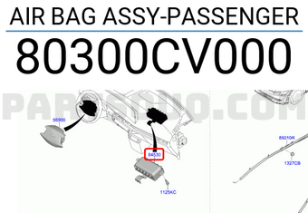 Hyundai / KIA 80300CV000 AIR BAG ASSY-PASSENGER