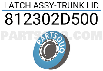 Hyundai / KIA 812302D500 LATCH ASSY-TRUNK LID