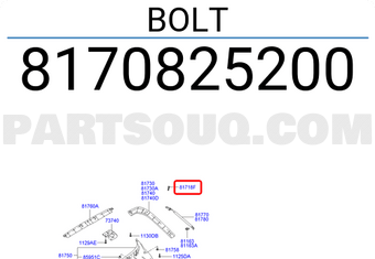 Hyundai / KIA 8170825200 BOLT