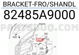 Hyundai / KIA 82485A9000 BRACKET-FRO/SHANDL