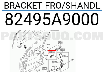 Hyundai / KIA 82495A9000 BRACKET-FRO/SHANDL