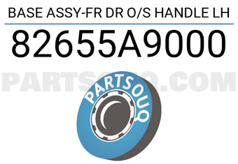 Hyundai / KIA 82655A9000 BASE ASSY-FR DR O/S HANDLE LH