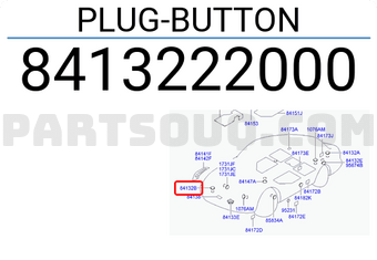 Hyundai / KIA 8413222000 PLUG-BUTTON