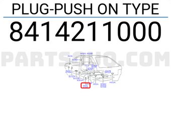 Hyundai / KIA 8414211000 PLUG-PUSH ON TYPE