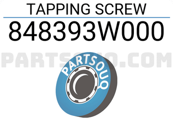 Hyundai / KIA 848393W000 TAPPING SCREW