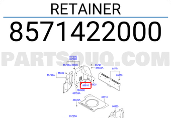 Hyundai / KIA 8571422000 RETAINER