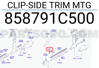 Hyundai / KIA 858791C500 CLIP-SIDE TRIM MTG