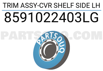 Hyundai / KIA 8591022403LG TRIM ASSY-CVR SHELF SIDE LH