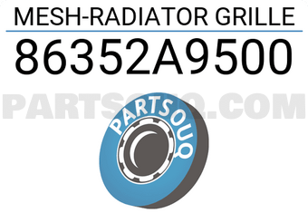 Hyundai / KIA 86352A9500 MESH-RADIATOR GRILLE