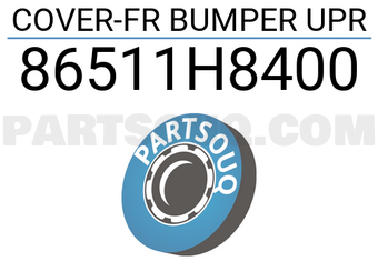 Hyundai / KIA 86511H8400 COVER-FR BUMPER UPR