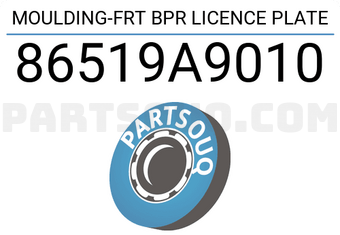 Hyundai / KIA 86519A9010 MOULDING-FRT BPR LICENCE PLATE