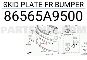 Hyundai / KIA 86565A9500 SKID PLATE-FR BUMPER
